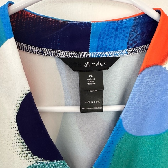 Women’s NWT Ali Miles Short sleeved Shirt Size Large - Picture 6 of 9